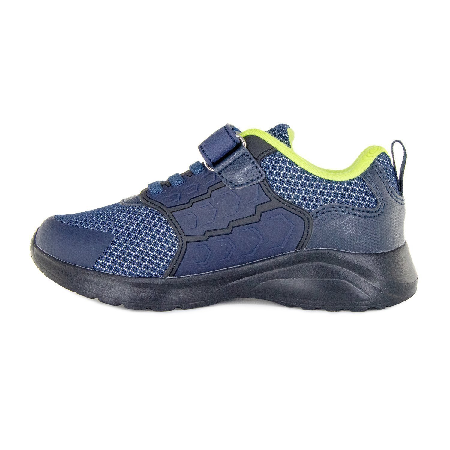 Ортопедические кроссовки Orthoboom 30245-12, цвет темно-синий салатовый фото 2