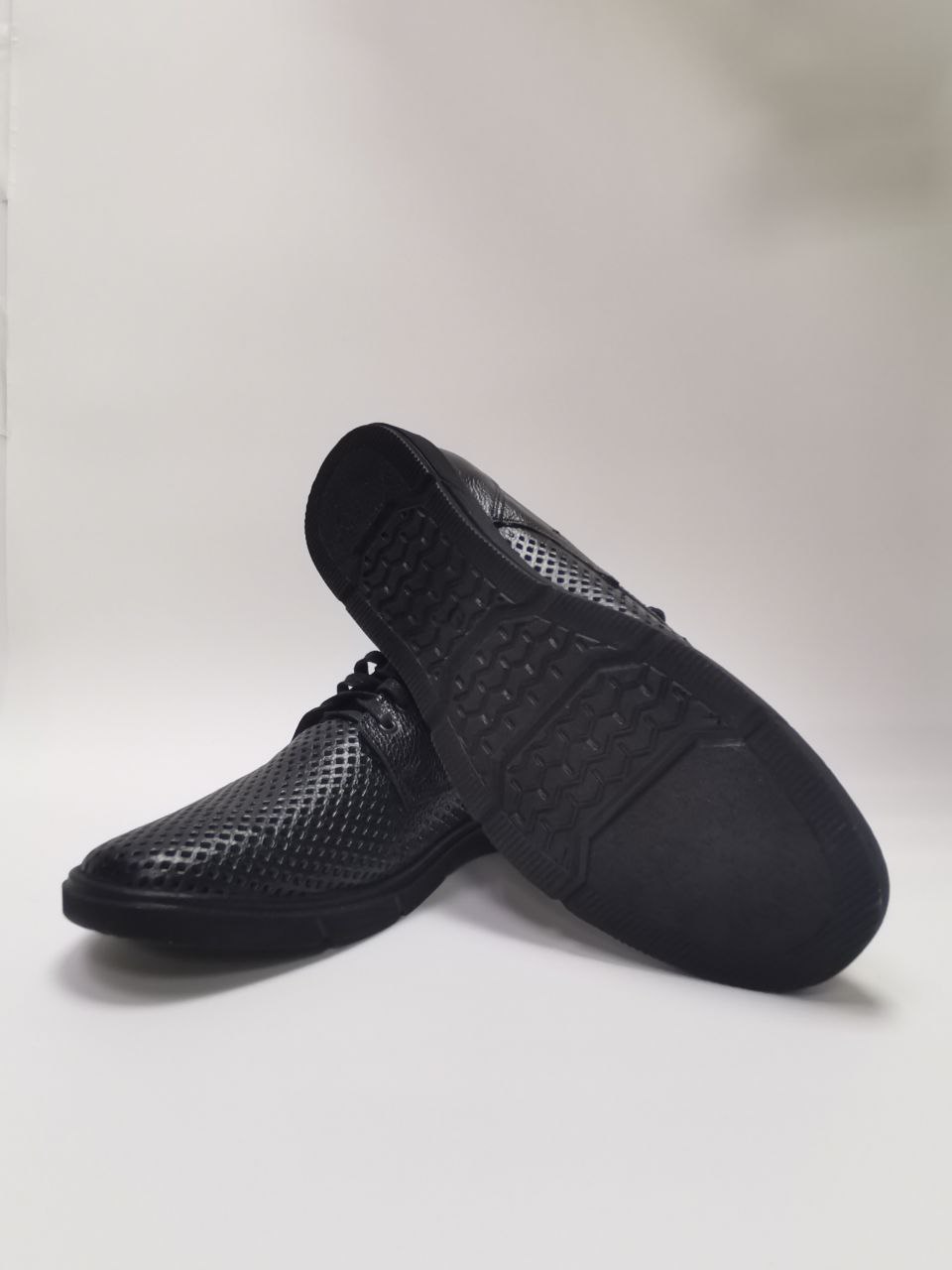 Полуботинки осенние мужские цв.черный 92485-X-001 фото 7