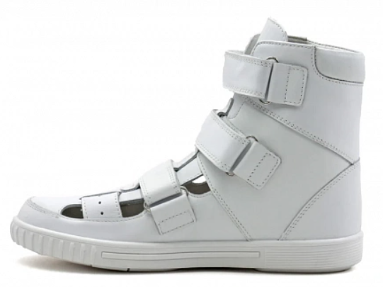 Сандалии ортопедические с закрытым носом цв.белый 21115-Х-005 Кожа фото 2