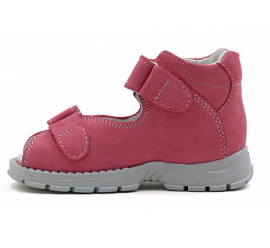 Детские ортопедические сандалии с открытым носом Ортомода 21147-Н-016 цв.песочный фото 4