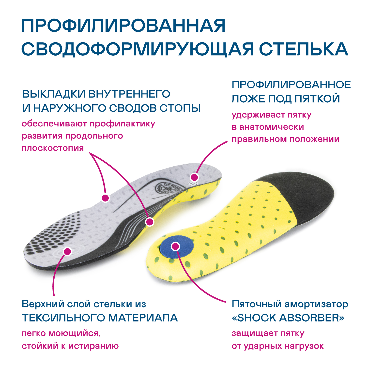 Ортопедическая обувь Orthoboom кроссовки 30245-11 черно-голубой фото 8