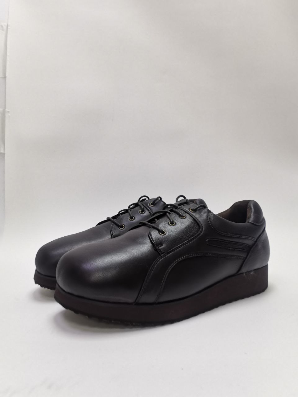 Обувь ортопедическая сложная полуботинки мужские цв.коричневый 8122 ш фото 3