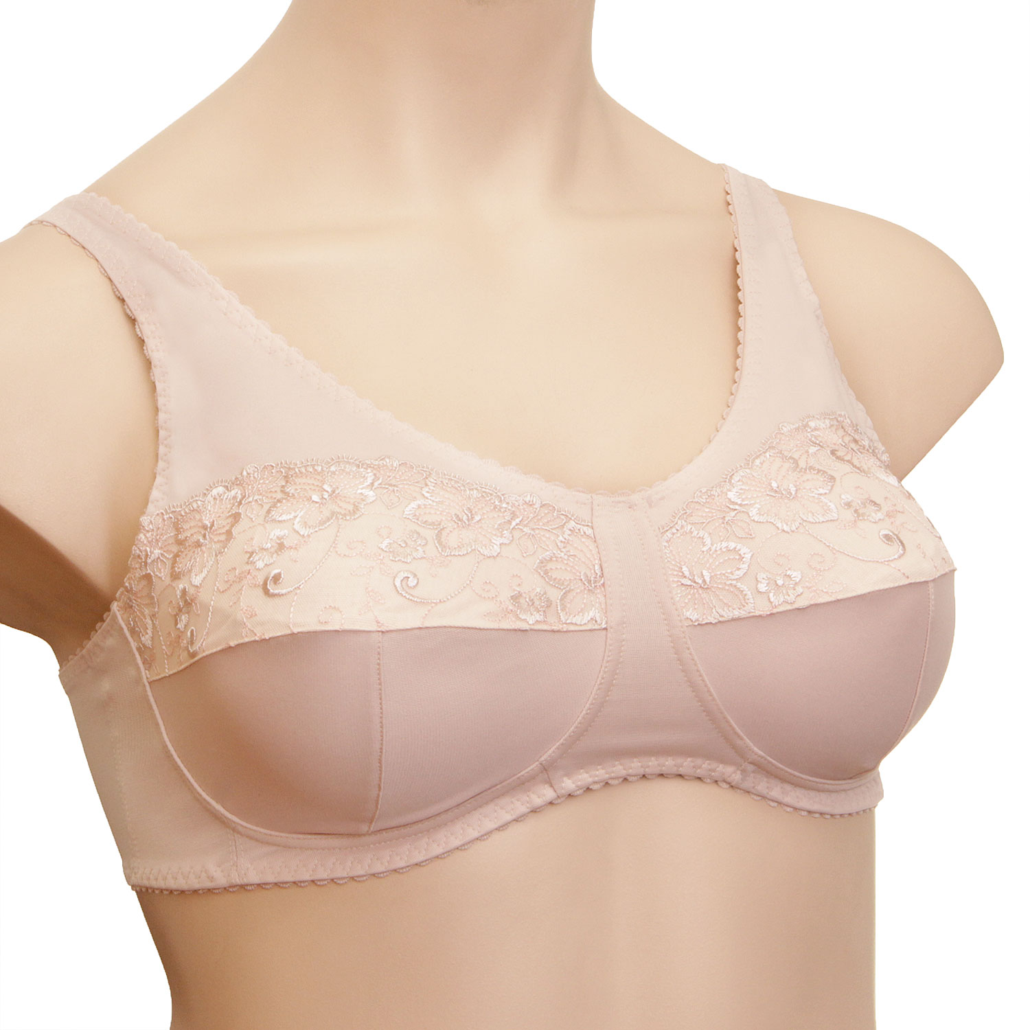 Бюстгальтер после мастэктомии Серебристый пион ЛФ0415К 168 фото 1