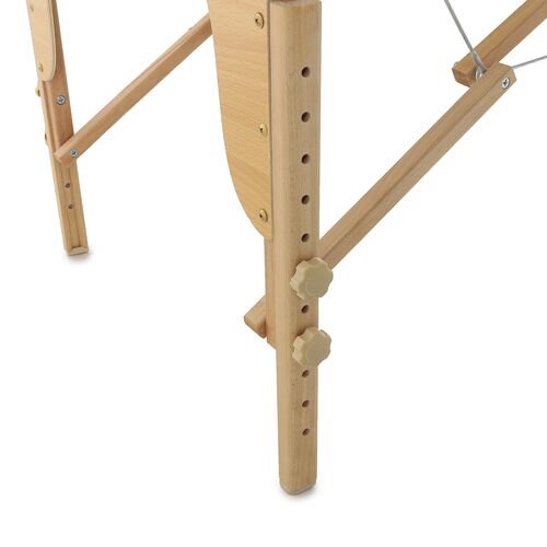 Массажный стол складной MED-MOS JF-AY01 2-х секционный, деревянная рама (двухцветный, размер 185*70) фото 13