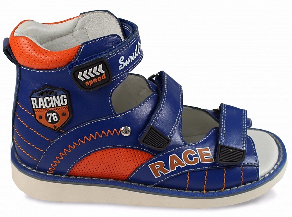 Сандалии детские ортопед. с открытым  носом на мальчика  15-321М  фото 2