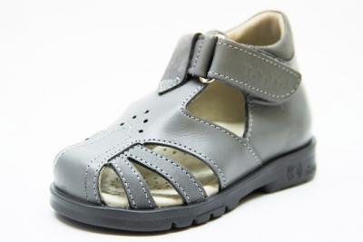 Босоножки  детские с закрытым носом, ц.серый М 051-01,111 фото 1