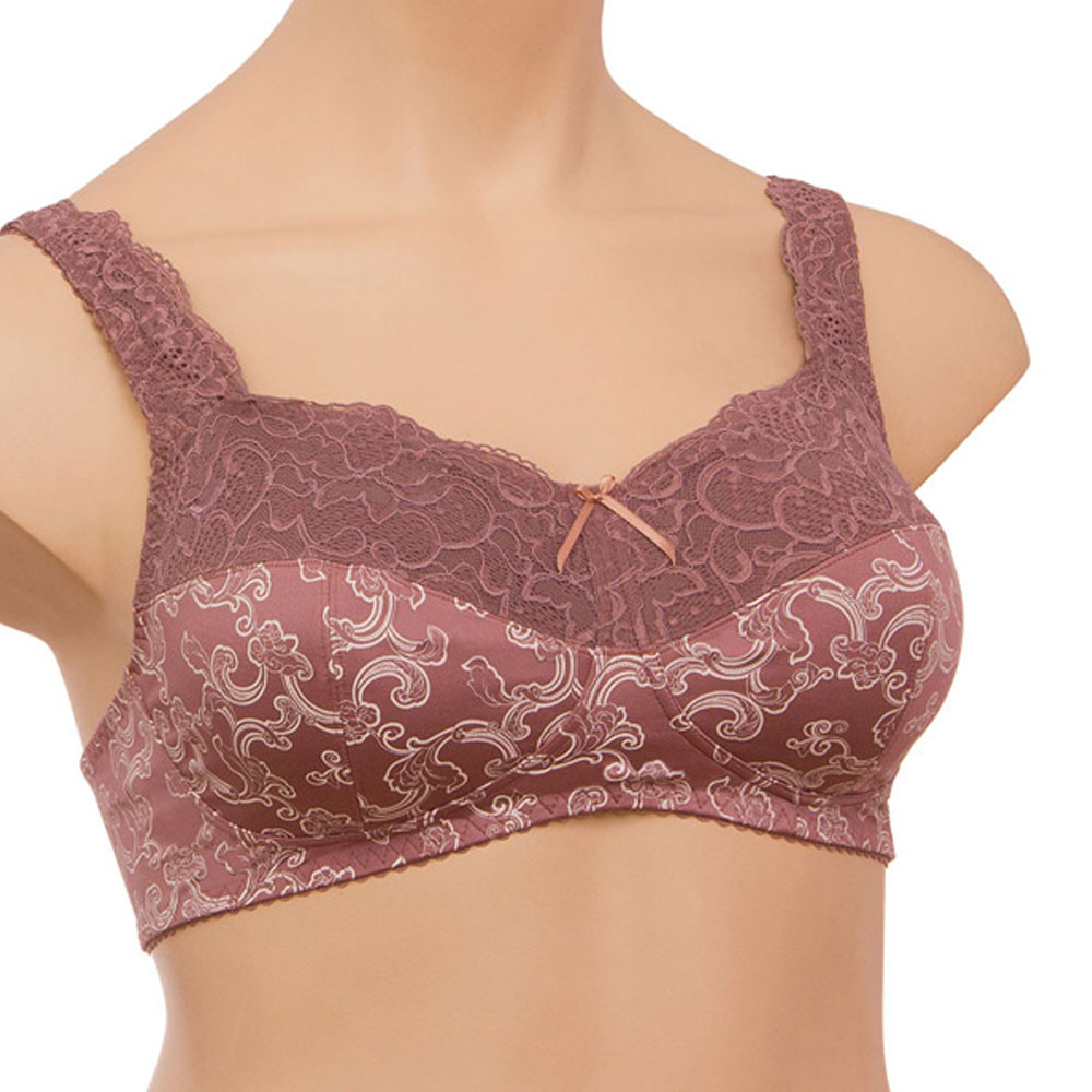 Бюстгальтер после мастэктомии Кофейно-розовый 0923 П56 фото 1