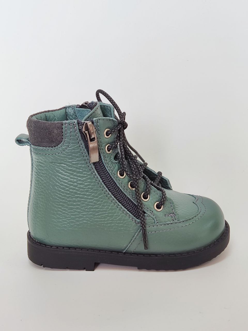 Ботинки осенние цв. зеленый 2152-ХМ-109 фото 2