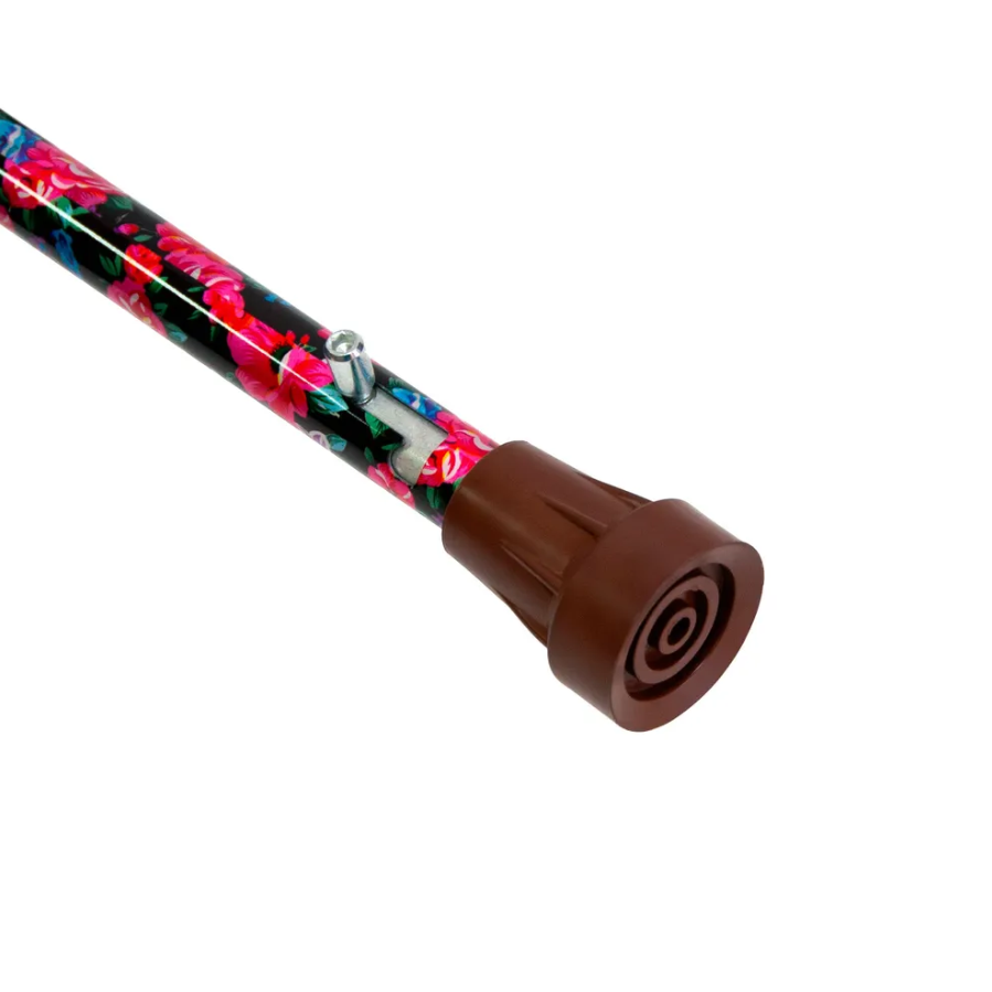 Трость телескопическая с пластмассовой ручкой ТР1(ПР) сУПС Цветочная феерия фото 10